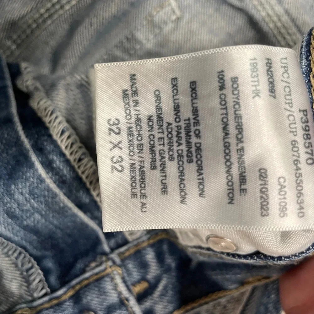 Y2K Distressed Dickies Carpenter Jeans 32x32 Blue Denim Workwear Grunge Skater